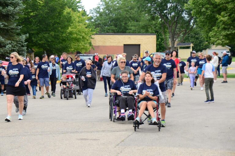 People walking at the annual Move for a Cause event at Inspiration Ministries