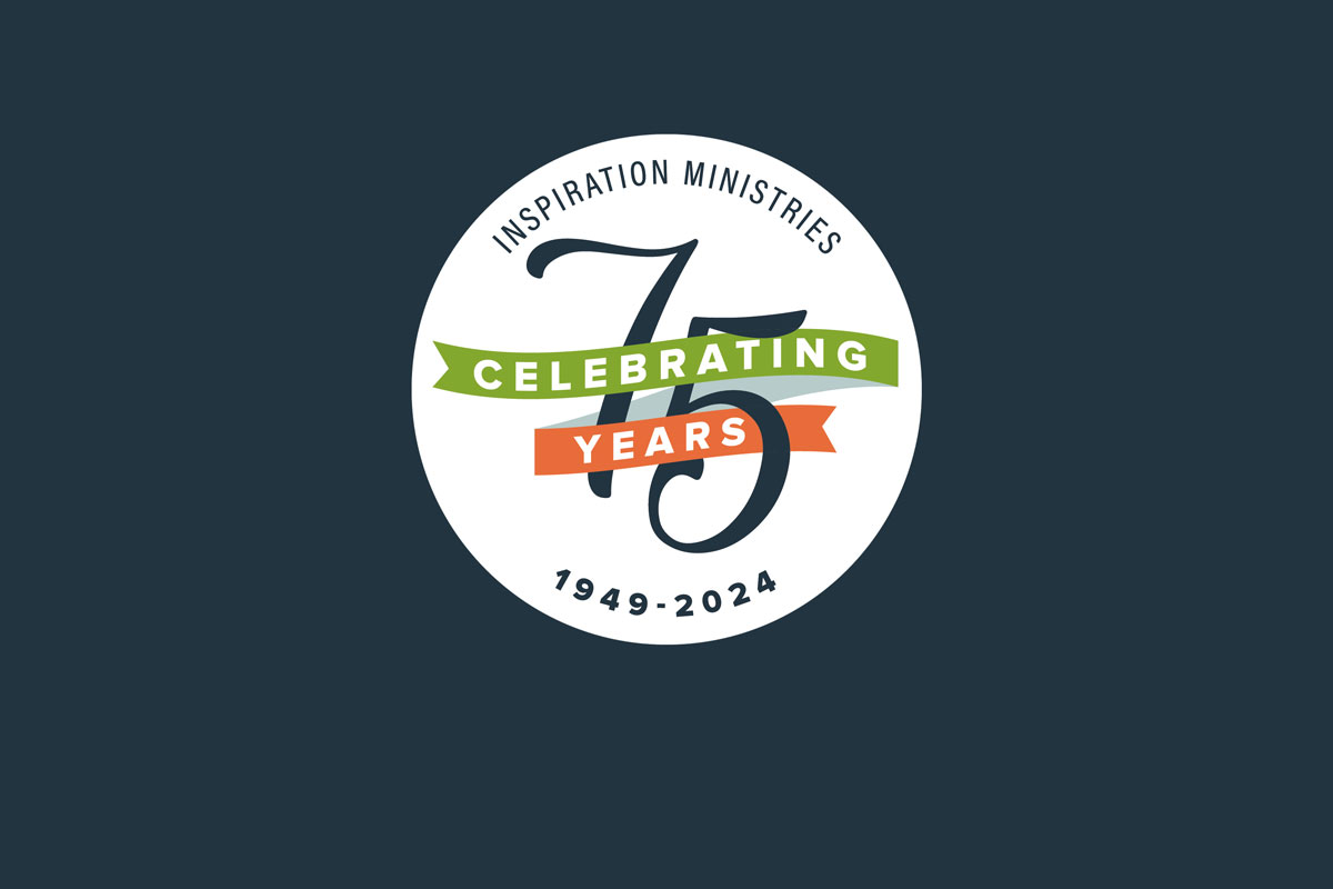 Inspiration Ministries 75th anniversary logo